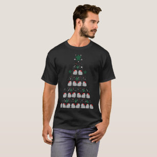 Weihnachtsbaum Nebelung Katzen-hässliche T-Shirt