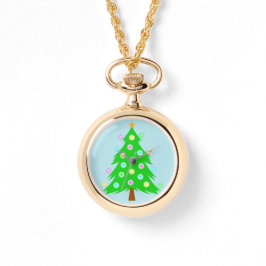 Weihnachtsbaum Necklace Watch Armbanduhr