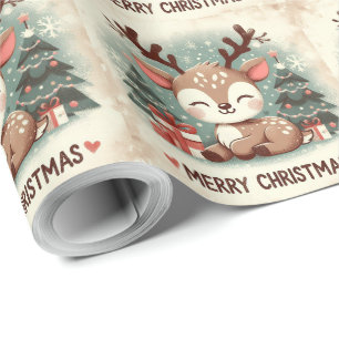 Weihnachtsbaum Niedlich Geschenkpapier