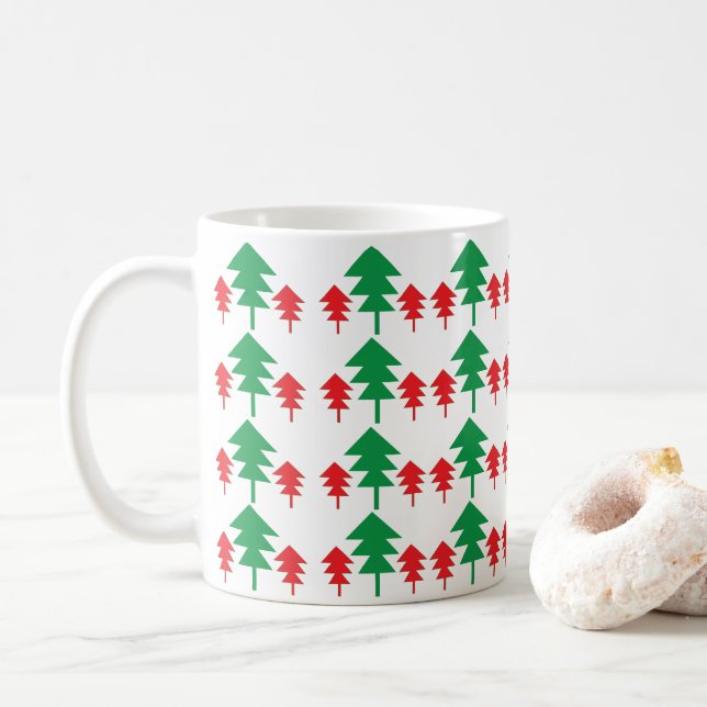 Weihnachtsbaum Niedlich Kaffeetasse (Mit Donut)