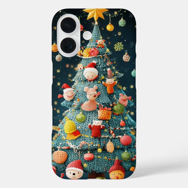 Weihnachtsbaum Niedliche Weihnachtsschmuck Case-Mate iPhone Hülle (Rückseite)