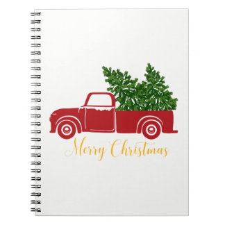 Weihnachtsbaum-Notebook 80 Weiß Notizblock