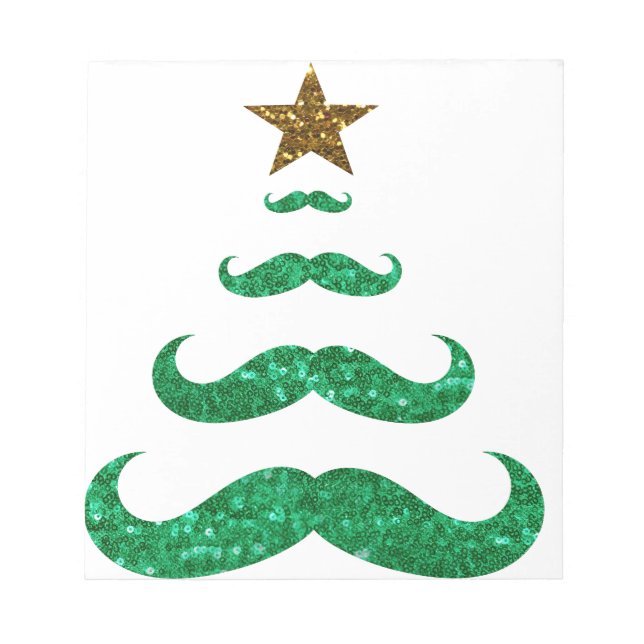 Weihnachtsbaum Notizblock (Vorderseite)