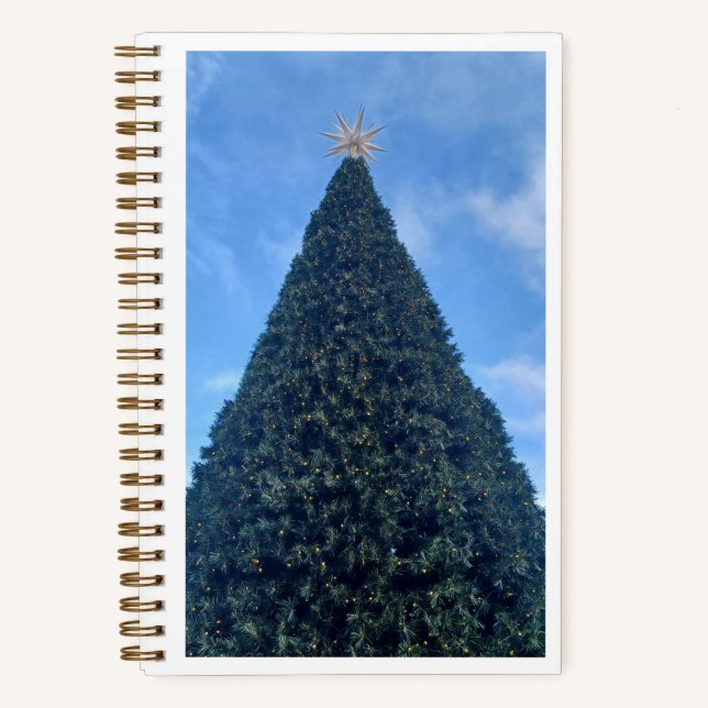 Weihnachtsbaum Notizbuch (Vorderseite)