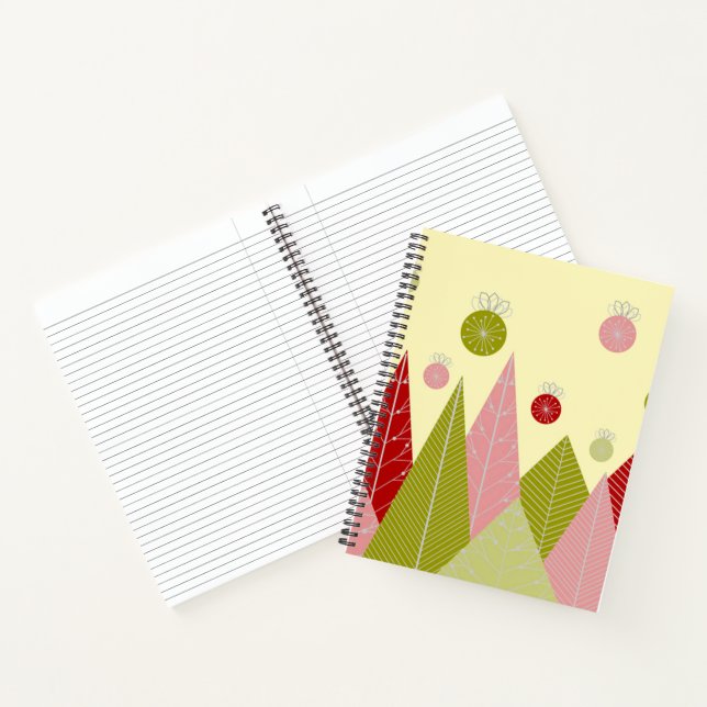 Weihnachtsbaum Notizbuch (Innenseite)