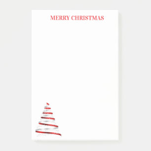 Weihnachtsbaum-Notizen Post-it Klebezettel