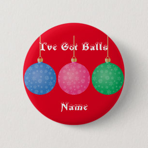 Weihnachtsbaum Ornament Balls Thunder_Cove Button