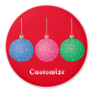 Weihnachtsbaum Ornament Balls Thunder_Cove Keramikknauf