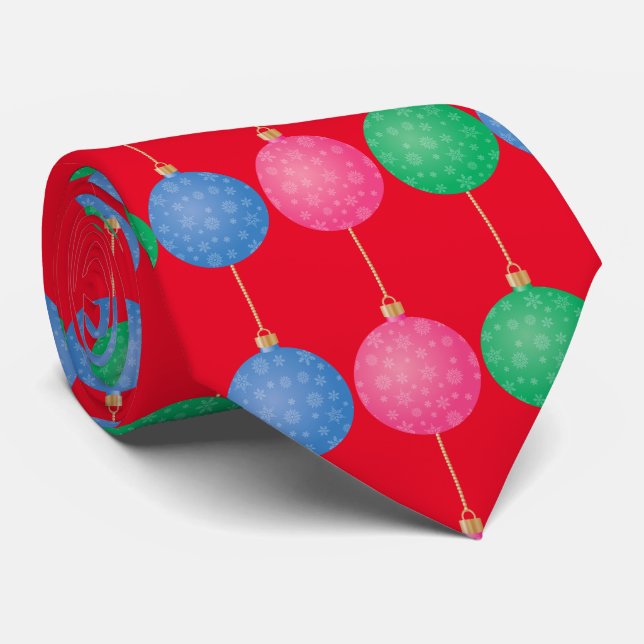 Weihnachtsbaum Ornament Balls Thunder_Cove Krawatte (Gerollt)