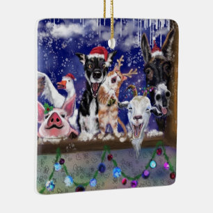 Weihnachtsbaum Ornament Happy Farm Animal Party