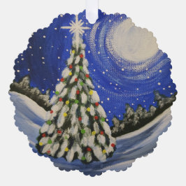 Weihnachtsbaum Ornament Karte