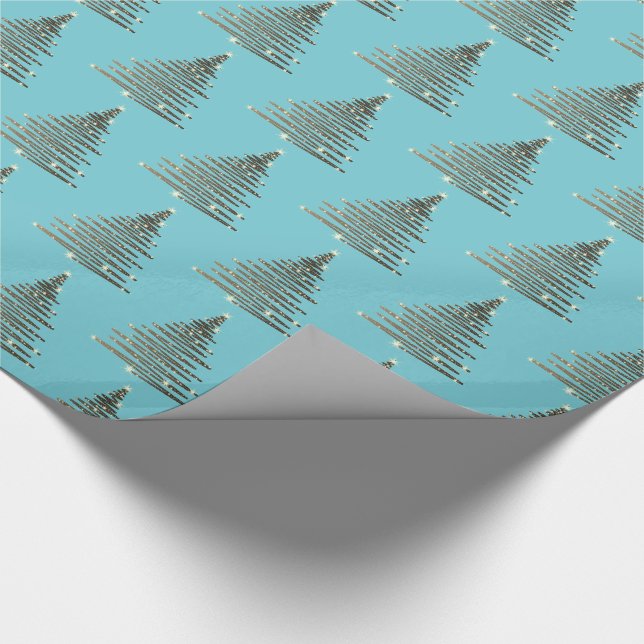 Weihnachtsbaum Papier-Oh Weihnachtsbaum Geschenkpapier (Ecke)