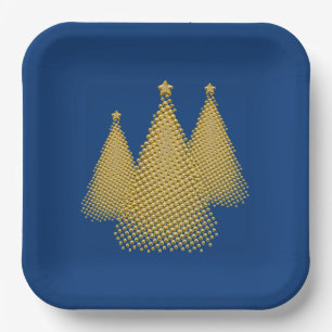 Weihnachtsbaum Pappteller