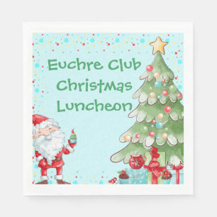 Weihnachtsbaum personalisieren Text Serviette