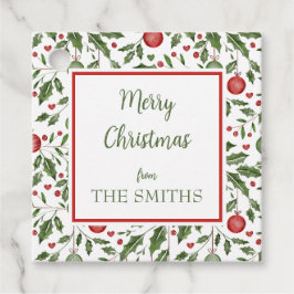 Weihnachtsbaum-Personalisierte Geschenktasten Geschenkanhänger