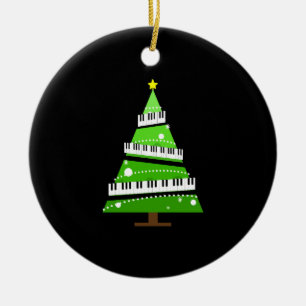 Weihnachtsbaum Piano Teacher Geschenk Keramik Ornament