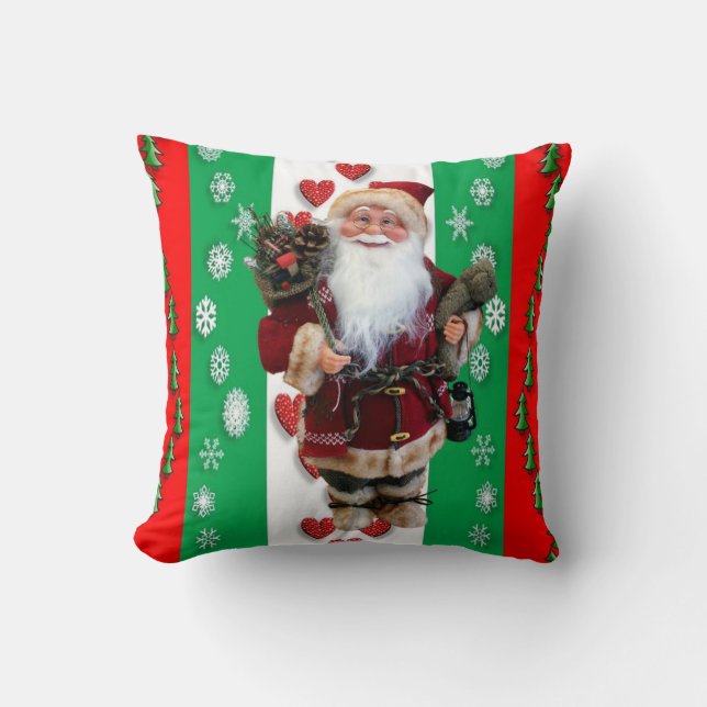 Weihnachtsbaum Pillow Santa Kissen (Vorderseite)