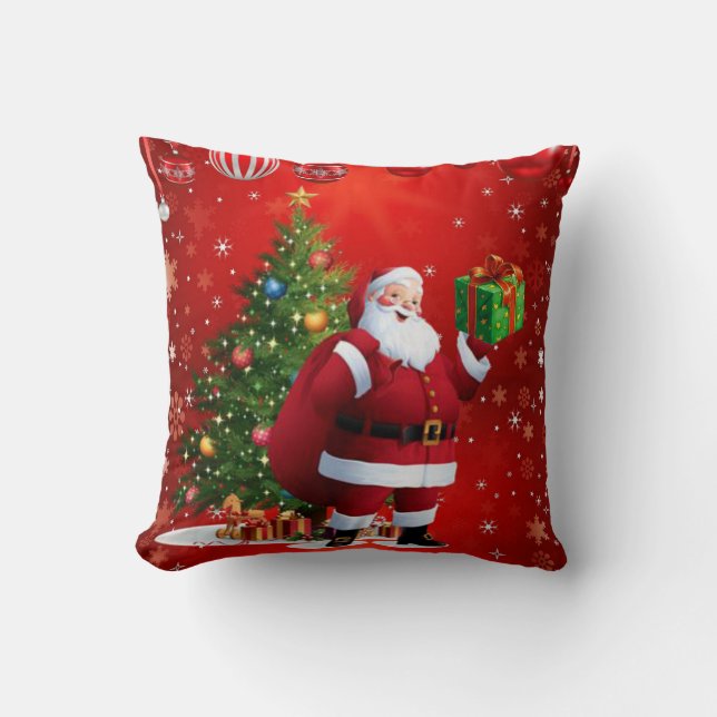Weihnachtsbaum Pillow Santa Kissen (Vorderseite)