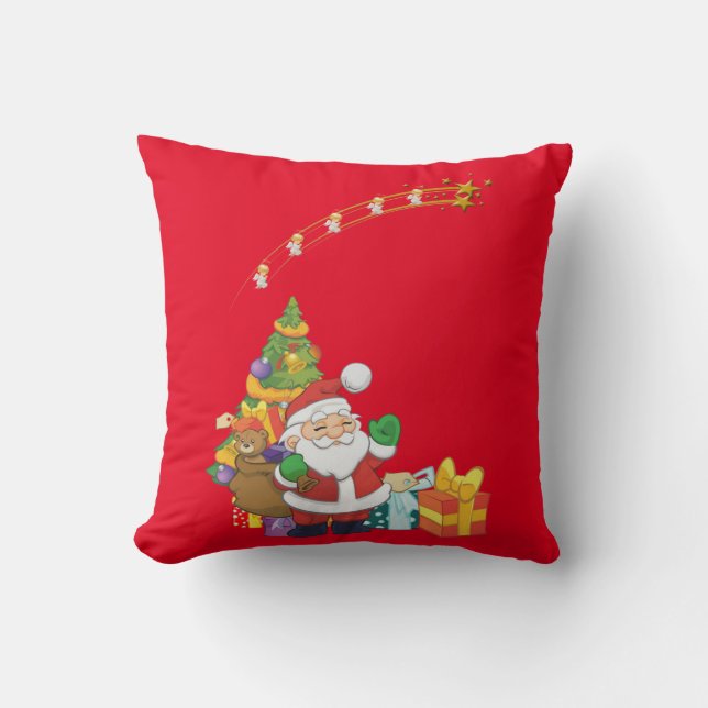 Weihnachtsbaum Pillow Santa Kissen (Vorderseite)