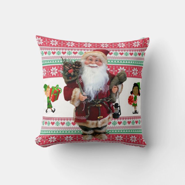 Weihnachtsbaum Pillow Santa Kissen (Vorderseite)