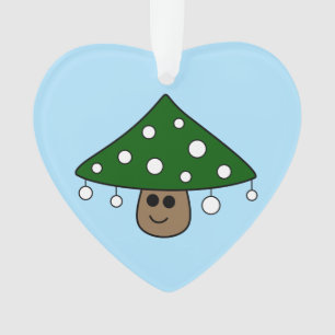 Weihnachtsbaum-Pilz-Verzierung Ornament