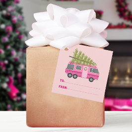 Weihnachtsbaum Pink RV Camper von Rosa Geschenkanhänger