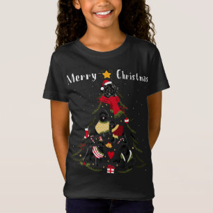 Weihnachtsbaum Portugiesischer Wasserhund Lover Xm T-Shirt