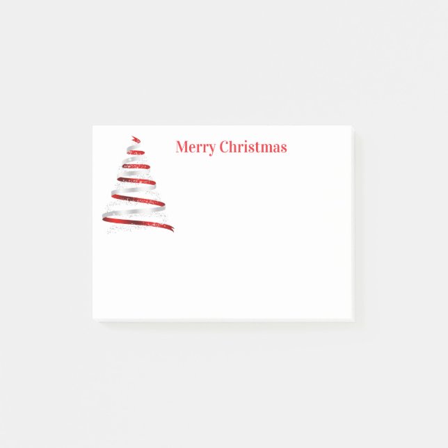 Weihnachtsbaum  post-it klebezettel (Vorderseite)