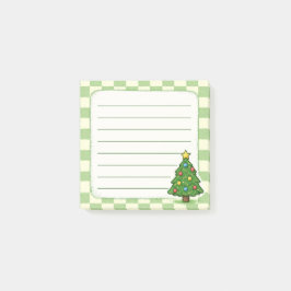 Weihnachtsbaum Post-it Klebezettel
