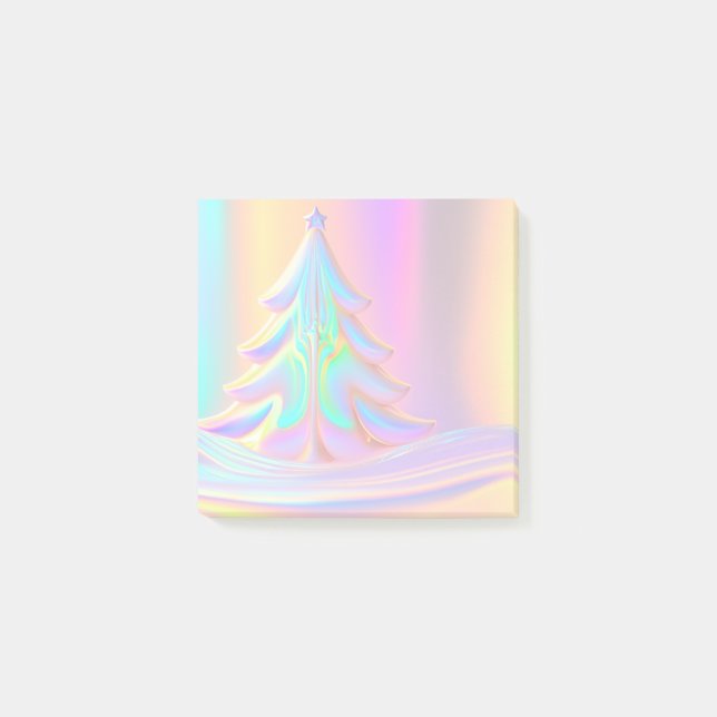 Weihnachtsbaum Post-it Klebezettel (Vorderseite)