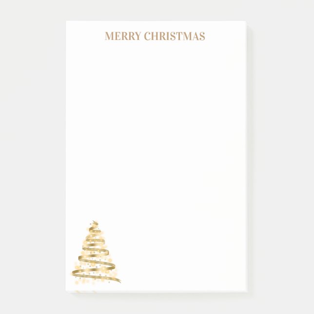 Weihnachtsbaum  post-it klebezettel (Vorderseite)