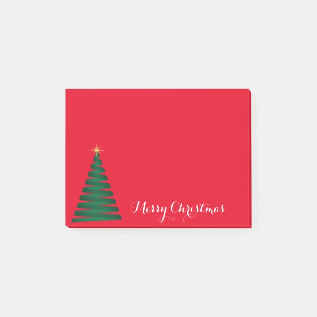 Weihnachtsbaum Post-it-Notes Post-it Klebezettel (Vorderseite)