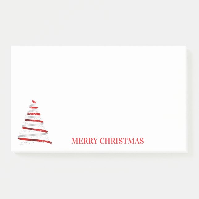 Weihnachtsbaum-Post-it-Notizen Post-it Klebezettel (Vorderseite)
