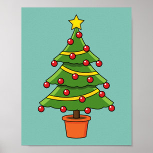 Weihnachtsbaum Poster