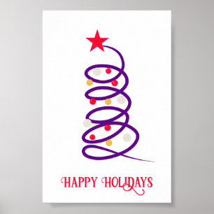 Weihnachtsbaum Poster