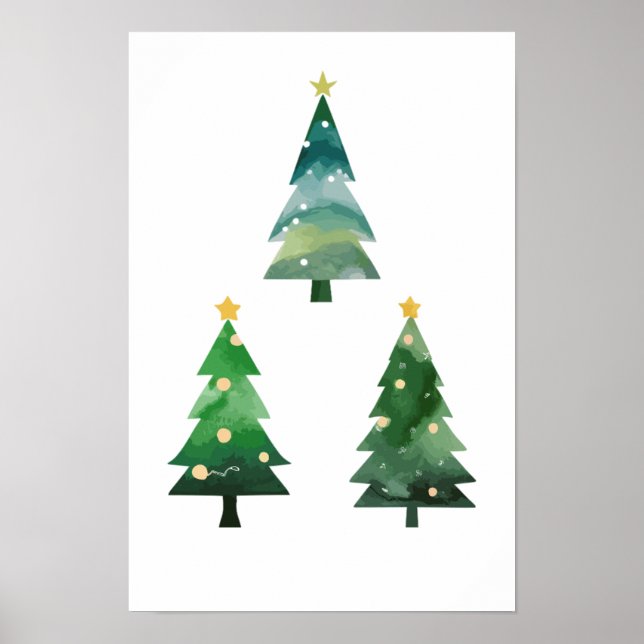 Weihnachtsbaum Poster (Vorne)