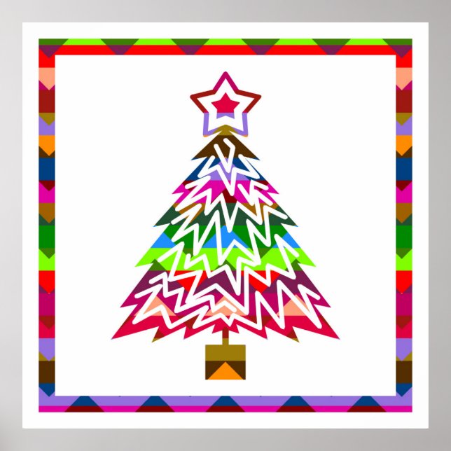 Weihnachtsbaum Poster (Vorne)