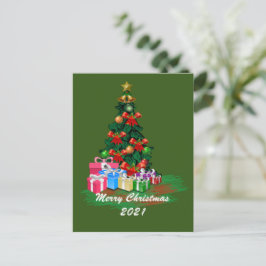 Weihnachtsbaum Postkarte