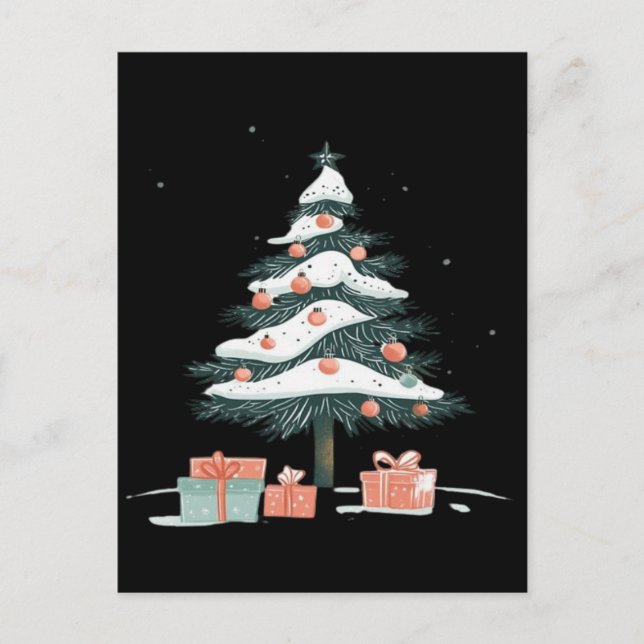 Weihnachtsbaum  postkarte (Vorderseite)