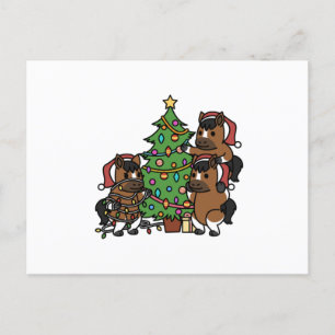 Weihnachtsbaum Postkarte