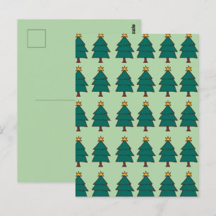 Weihnachtsbaum postkarte