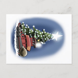 Weihnachtsbaum-Postkarte Feiertagspostkarte