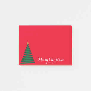 Weihnachtsbaum Postnotizen Post-it Klebezettel