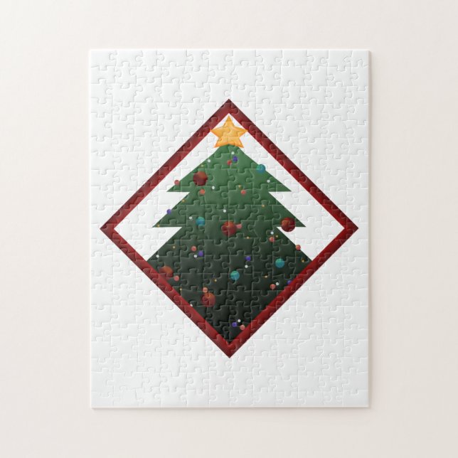 Weihnachtsbaum Puzzle (Vertikal)
