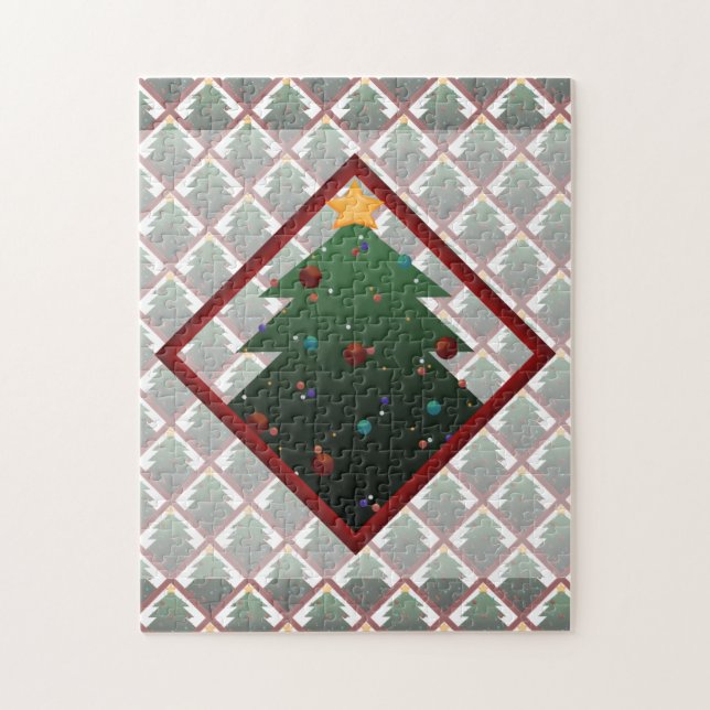 Weihnachtsbaum Puzzle (Vertikal)