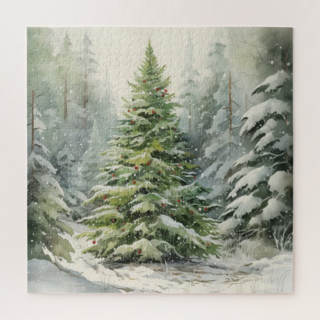Weihnachtsbaum Puzzle (Vertikal)