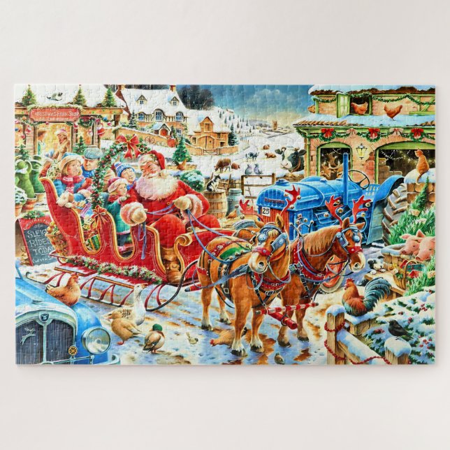 Weihnachtsbaum Puzzle (Horizontal)