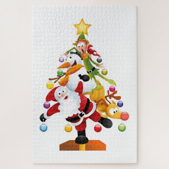 Weihnachtsbaum Puzzle (Vertikal)