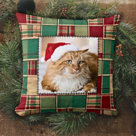 Weihnachtsbaum Quilt Pet Family Custom Foto Kissen