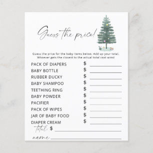 Weihnachtsbaum - Raten Sie mal, was das Spiel kost